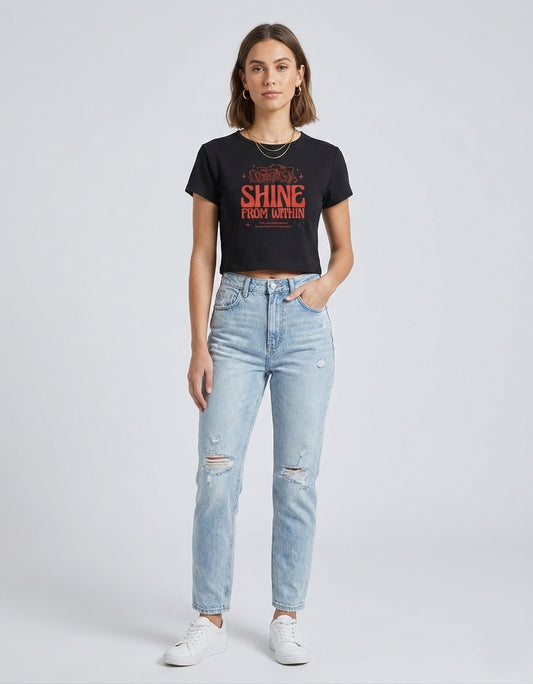 ONROGUE Shine From Within Baby Tee