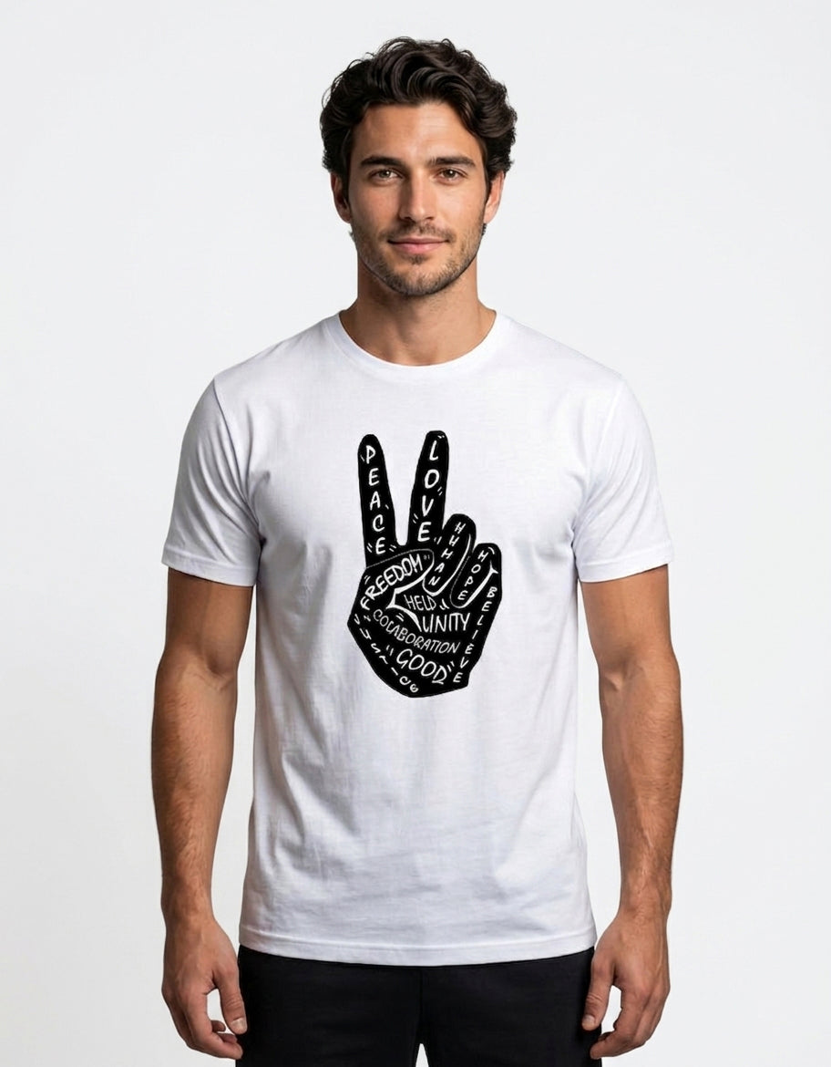 ONROGUE Peace Code Premium Supima Tee