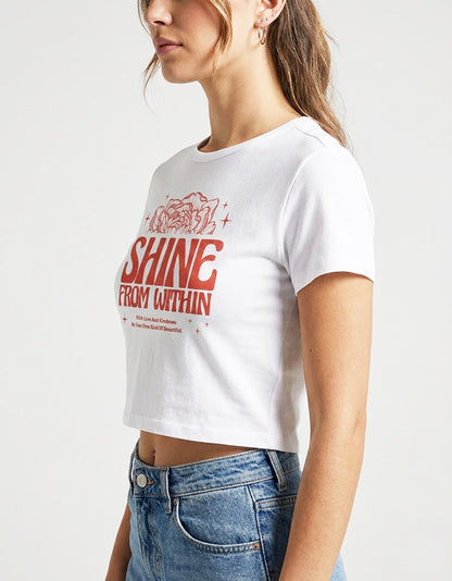 ONROGUE Shine From Within Baby Tee