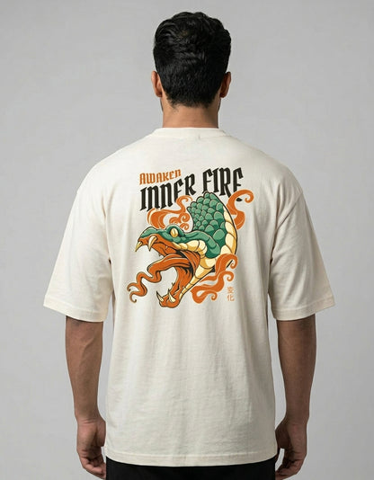 ONROGUE Men's Awaken Inner Fire Oversized Tee