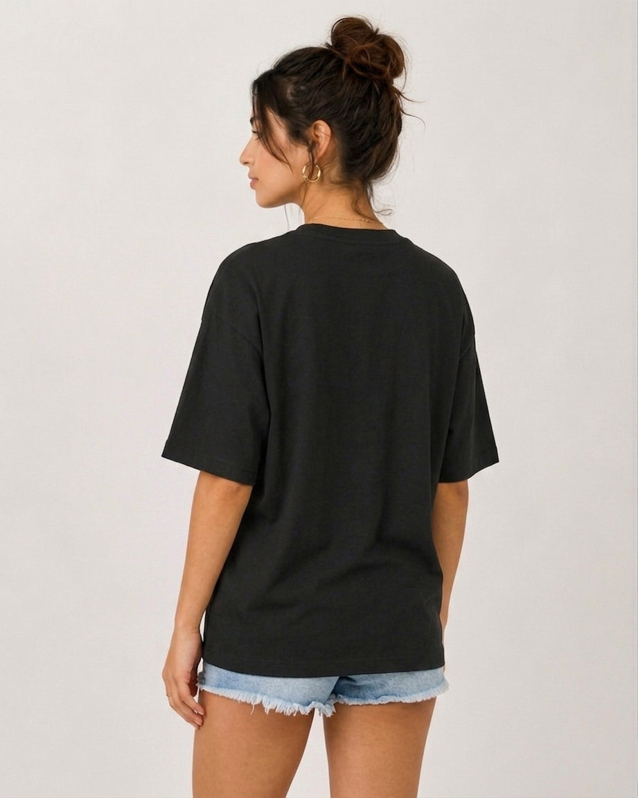ONROGUE Women Wednesday Mood Premium Oversized Tee