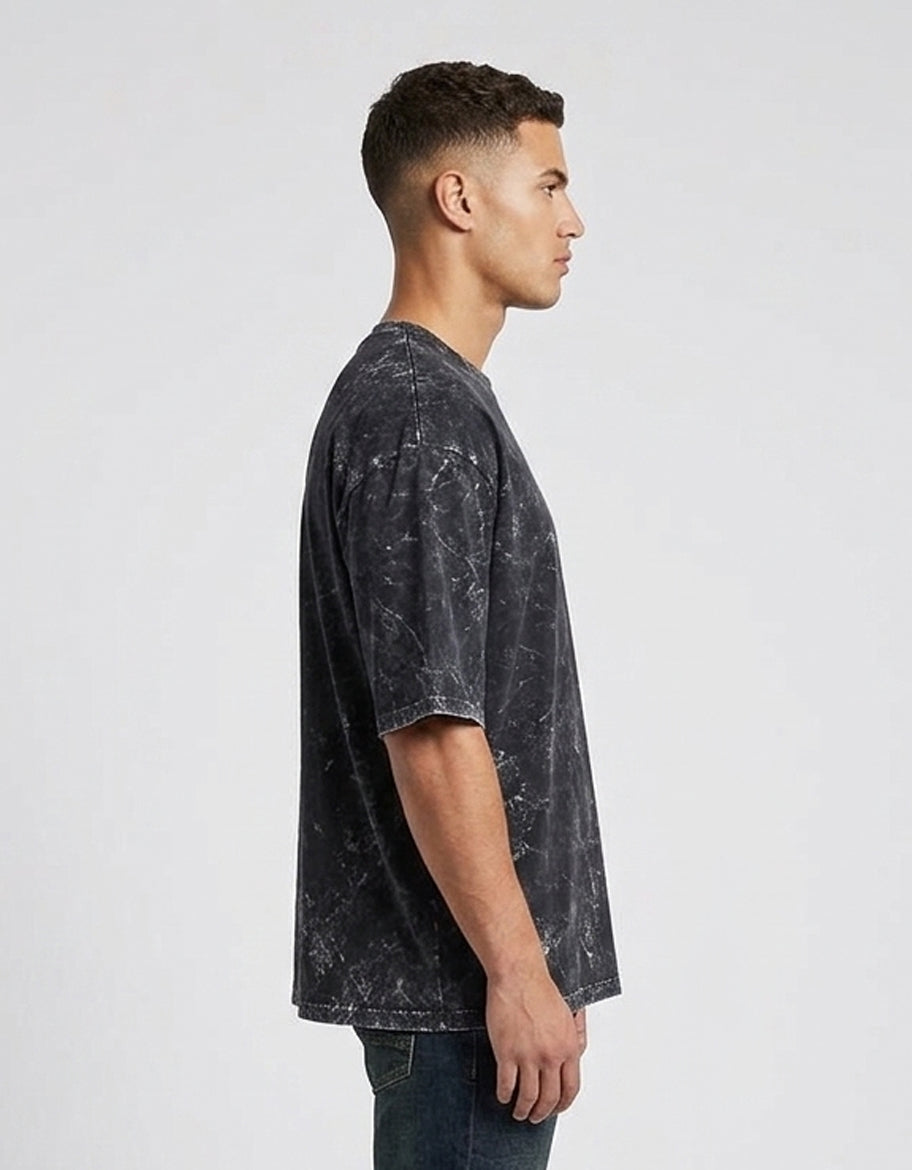 ONROGUE Men’s Acid Wash Oversized T-Shirt