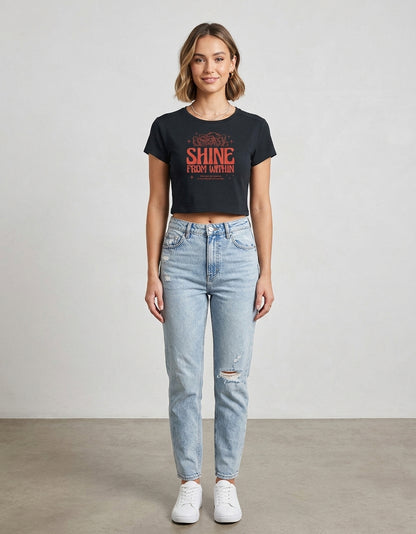 ONROGUE Shine From Within Baby Tee