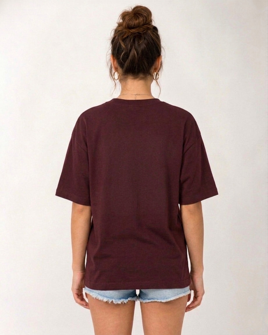 ONROGUE Women Wednesday Mood Premium Oversized Tee