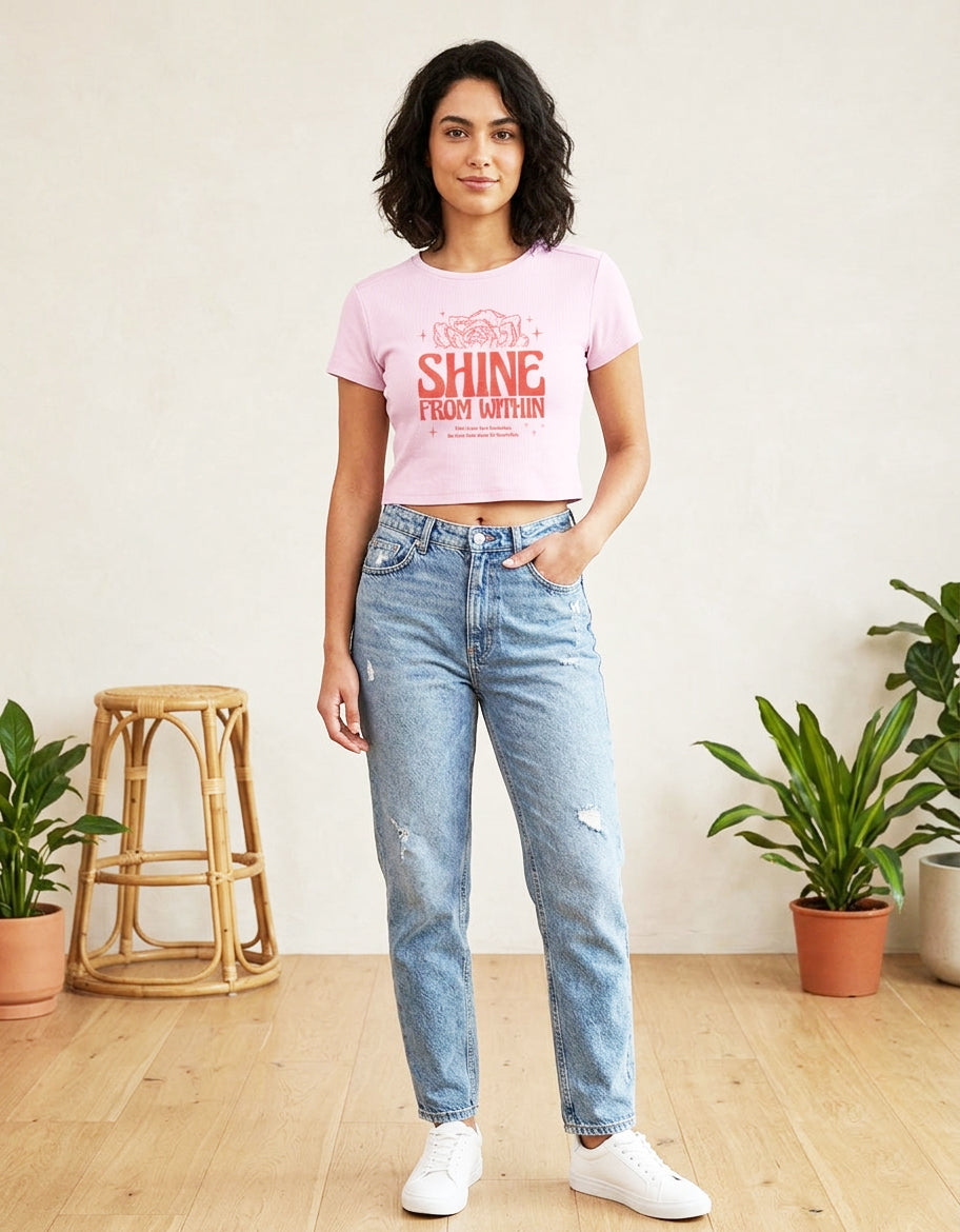 ONROGUE Shine From Within Baby Tee
