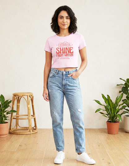ONROGUE Shine From Within Baby Tee