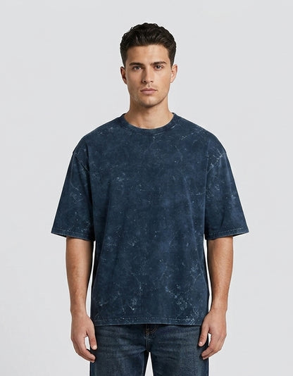 ONROGUE Men’s Acid Wash Oversized T-Shirt