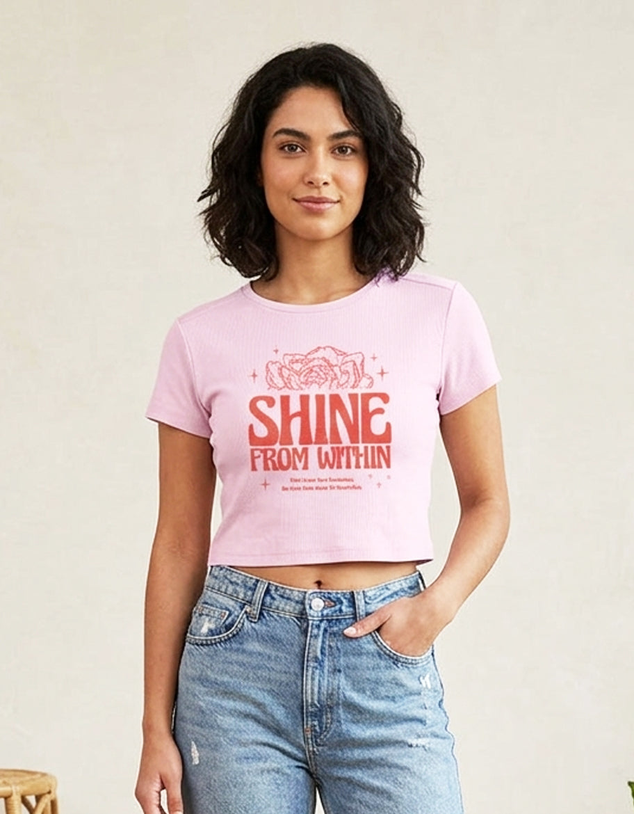 ONROGUE Shine From Within Baby Tee