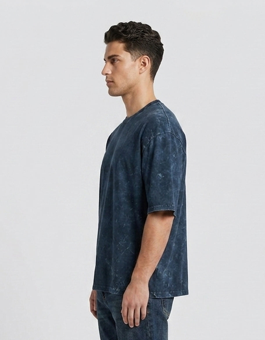 ONROGUE Men’s Acid Wash Oversized T-Shirt