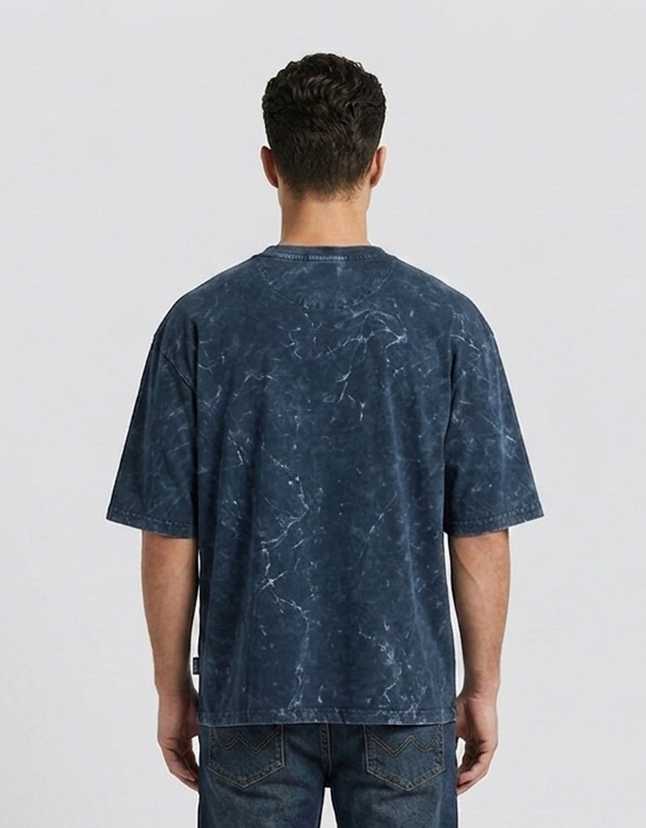 ONROGUE Men’s Acid Wash Oversized T-Shirt