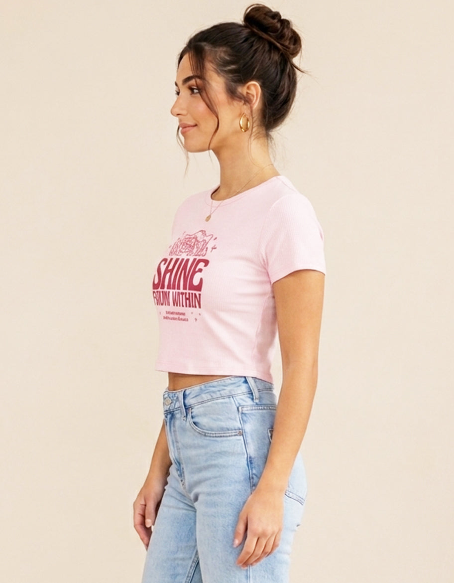 ONROGUE Shine From Within Baby Tee
