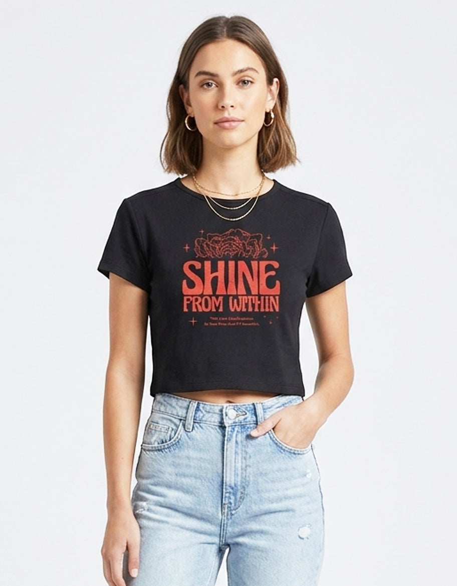 ONROGUE Shine From Within Baby Tee