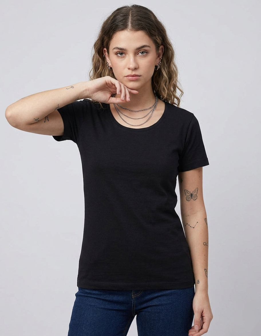 ONROGUE Women’s Classic Crew Neck T-Shirt