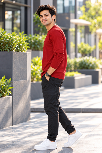 ONROGUE Men’s Full Sleeve T-Shirt