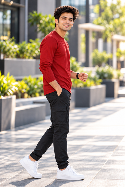 ONROGUE Men’s Full Sleeve T-Shirt