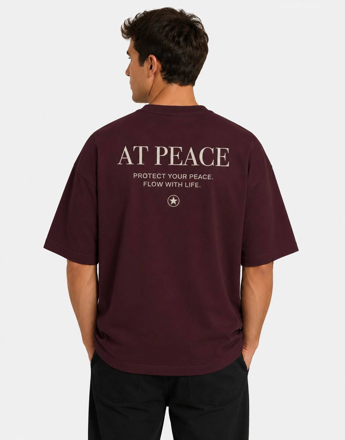 ONROGUE AT PEACE Oversized Tee