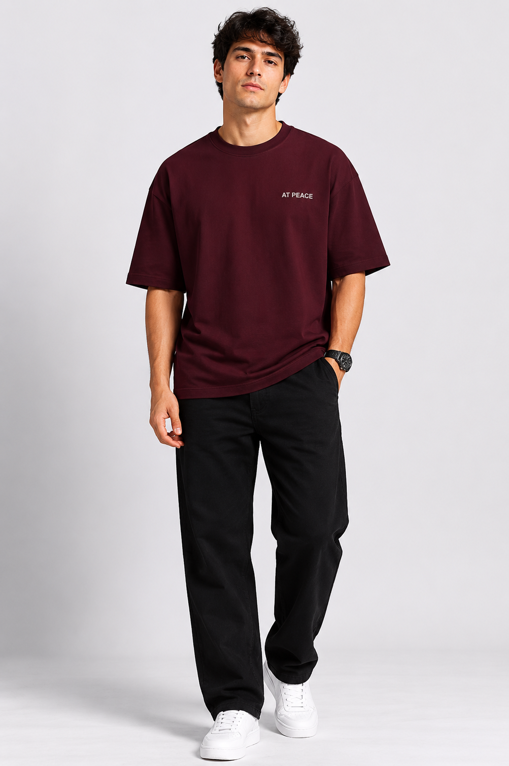 ONROGUE AT PEACE Oversized Tee