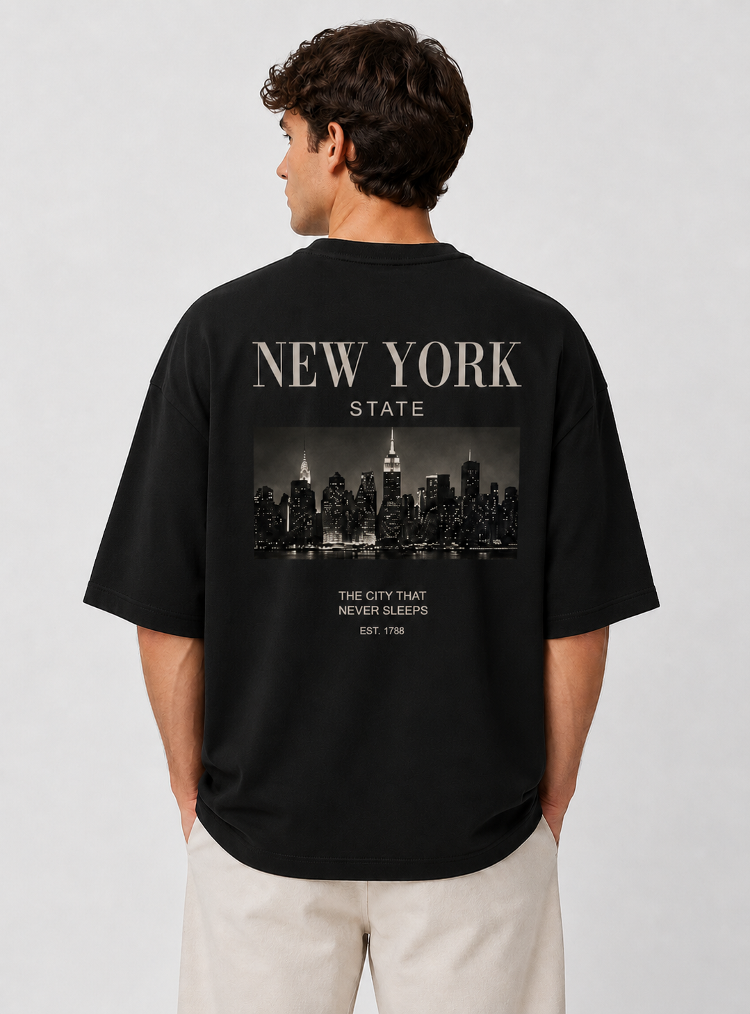 NYC Skyline Oversized Tee