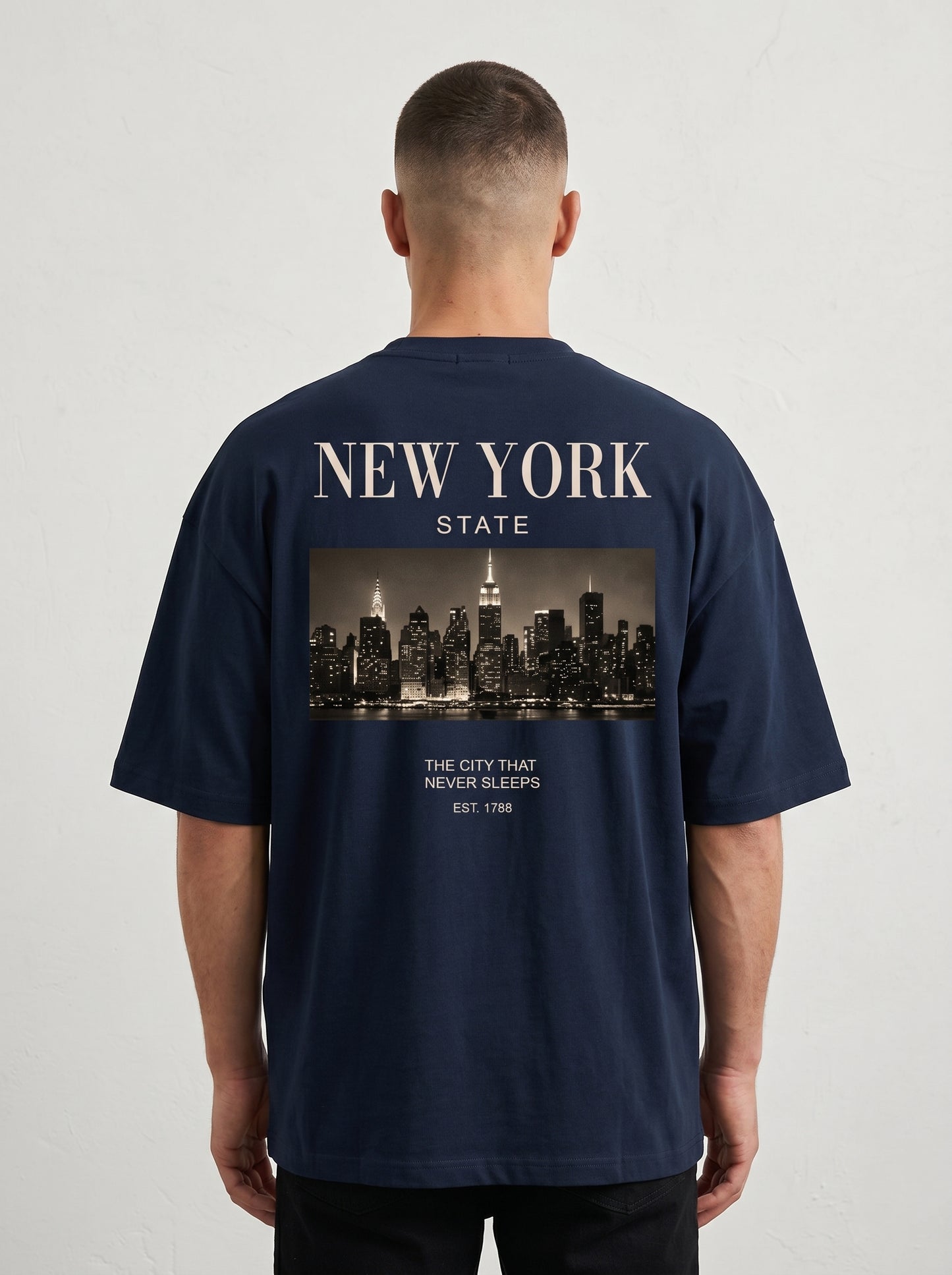 NYC Skyline Oversized Tee