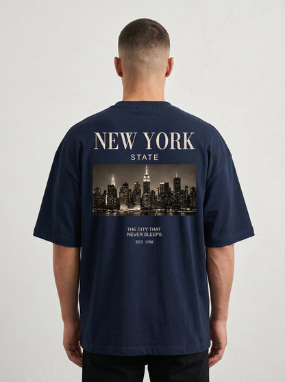 NYC Skyline Oversized Tee