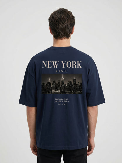 NYC Skyline Oversized Tee