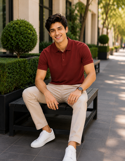 ONROGUE Men’s Premium Polo T-Shirt