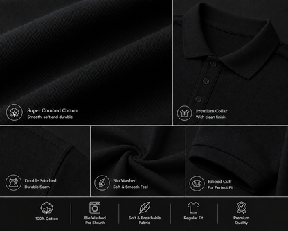 ONROGUE Men’s Premium Polo T-Shirt