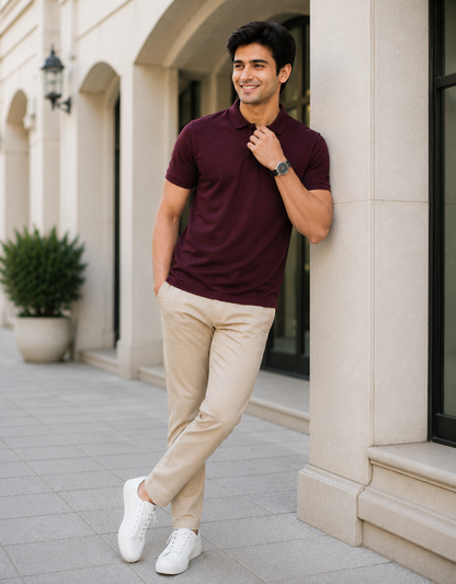 ONROGUE Men’s Premium Polo T-Shirt