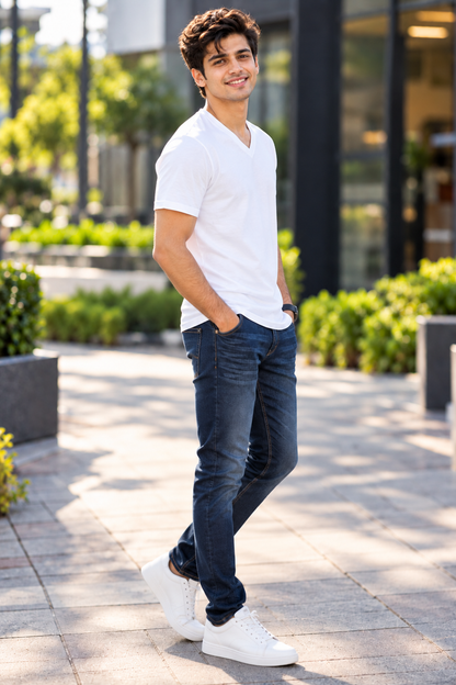 ONROGUE Men's Premium V-Neck T-Shirt