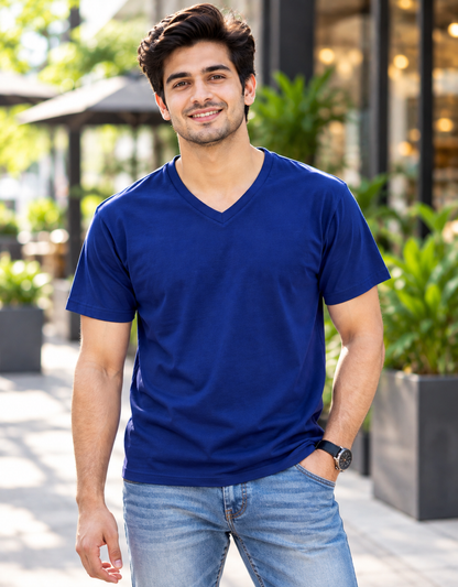 ONROGUE Men's Premium V-Neck T-Shirt