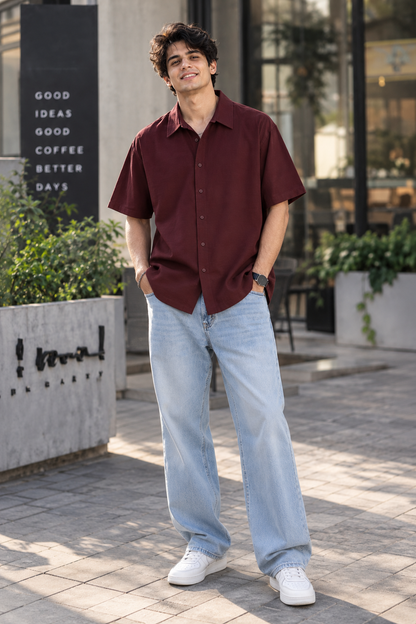 ONROGUE Men's Urban Oversized Shirt