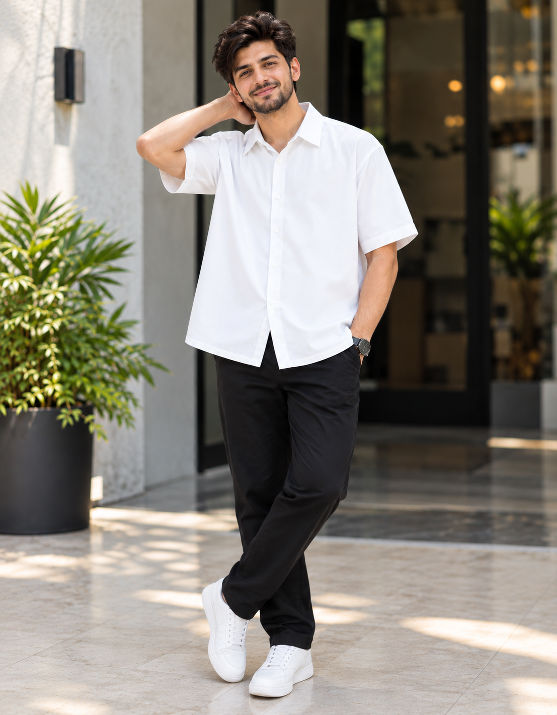 ONROGUE Men's Urban Oversized Shirt