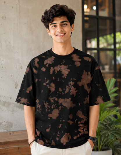 ONROGUE Relaxed Fit Tie-Dye Men’s Oversized Tee