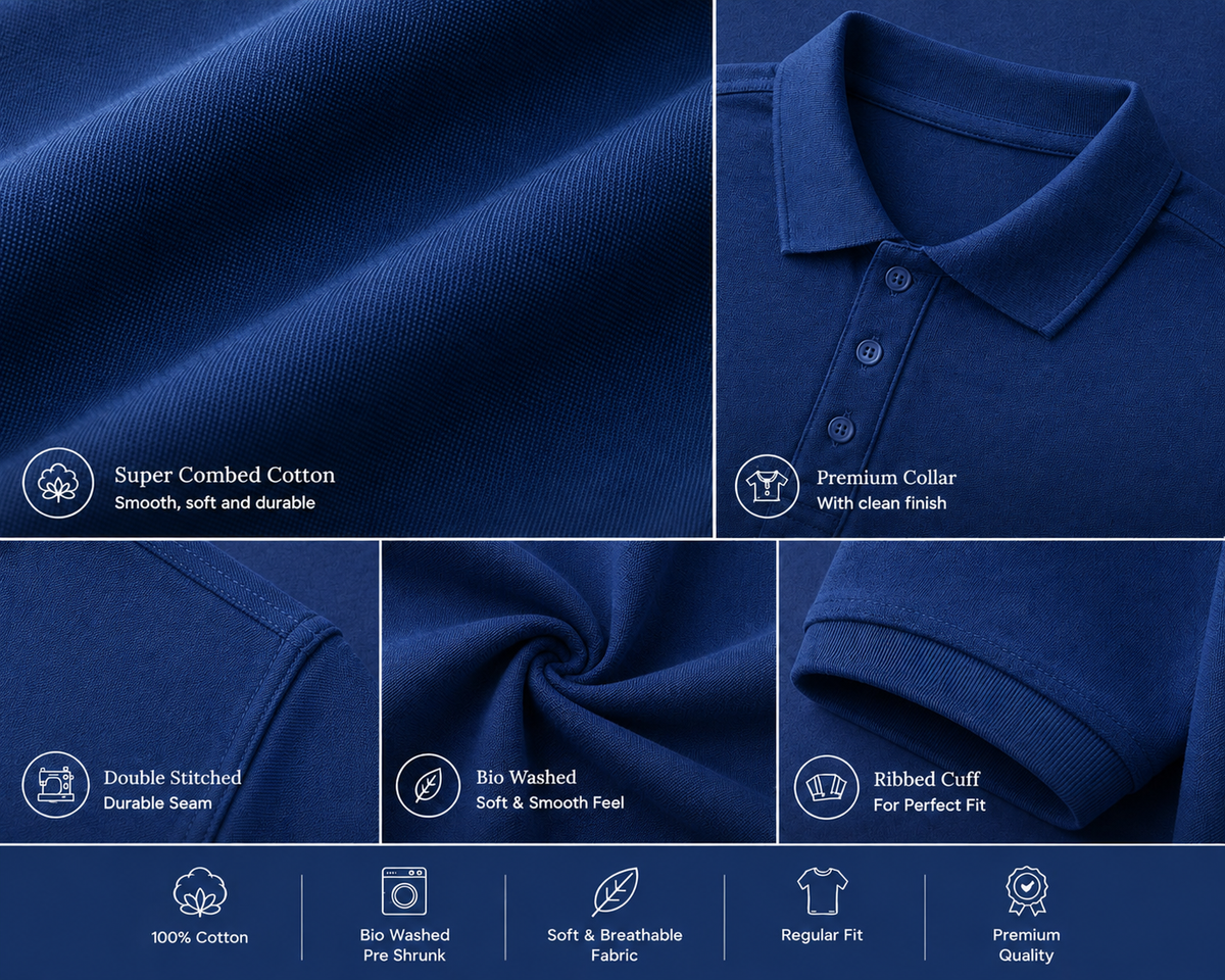 ONROGUE Men’s Premium Polo T-Shirt