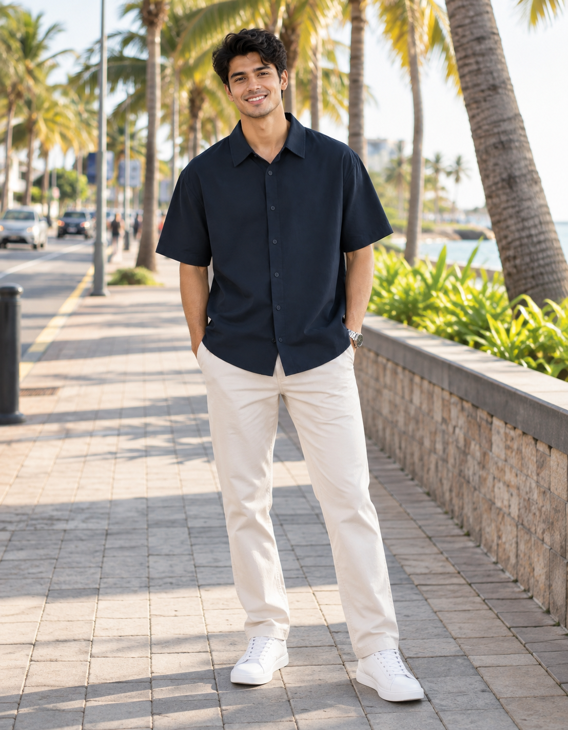 ONROGUE Men's Urban Oversized Shirt