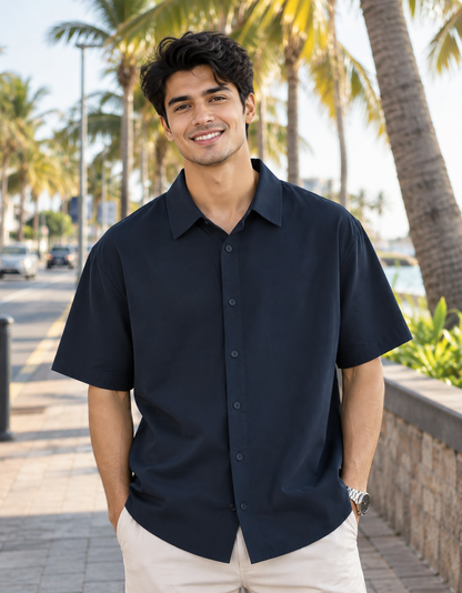 ONROGUE Men's Urban Oversized Shirt