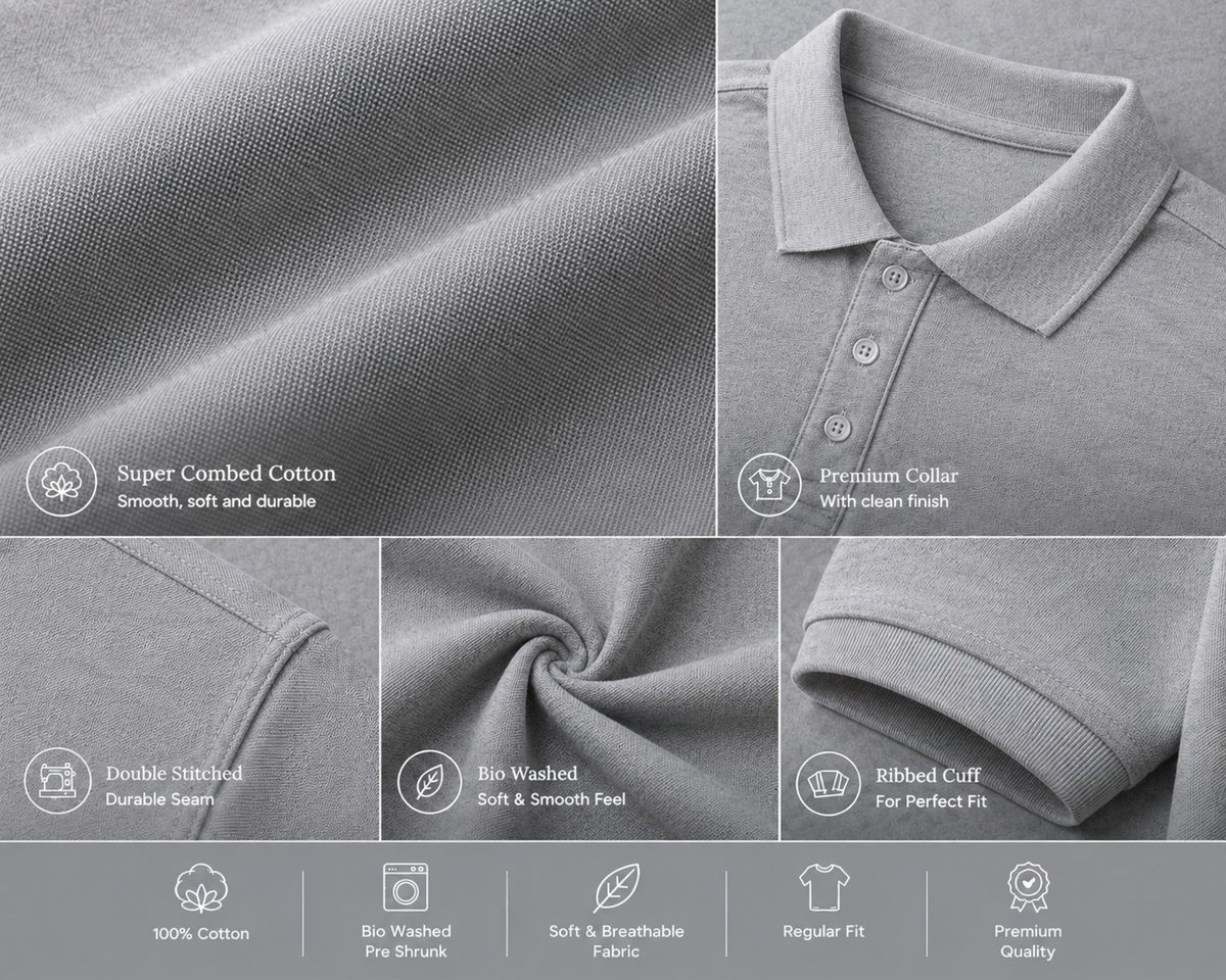 ONROGUE Men’s Premium Polo T-Shirt