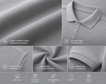 ONROGUE Men’s Premium Polo T-Shirt