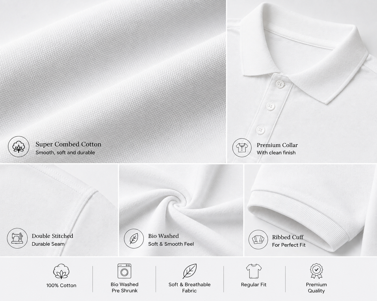 ONROGUE Men’s Premium Polo T-Shirt