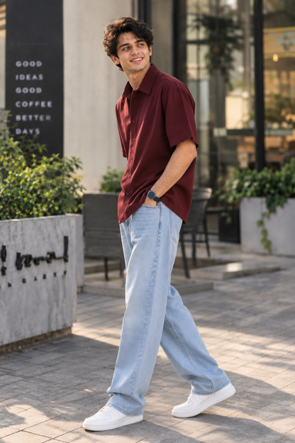 ONROGUE Men's Urban Oversized Shirt