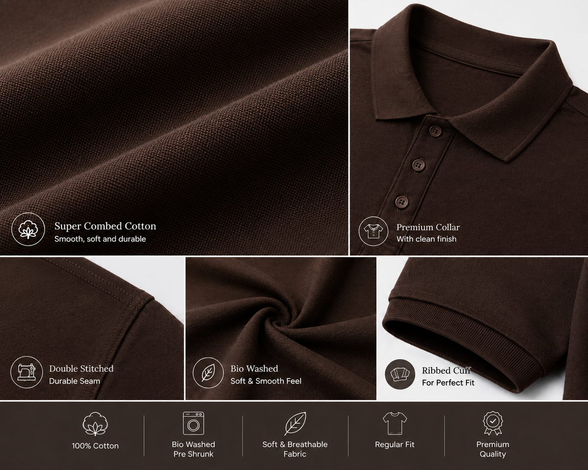 ONROGUE Men’s Premium Polo T-Shirt
