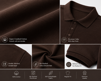 ONROGUE Men’s Premium Polo T-Shirt
