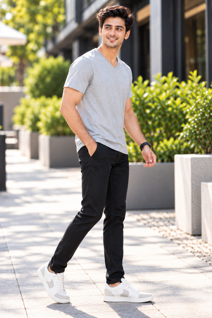 ONROGUE Men's Premium V-Neck T-Shirt