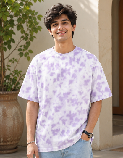 ONROGUE Relaxed Fit Tie-Dye Men’s Oversized Tee