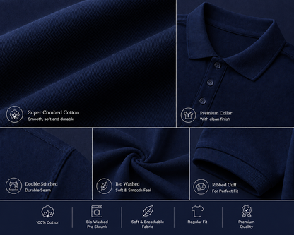 ONROGUE Men’s Premium Polo T-Shirt