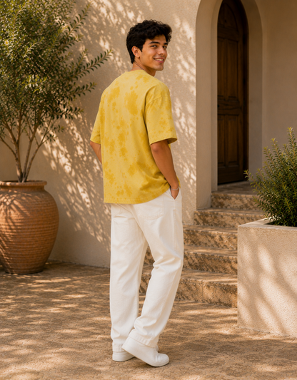 ONROGUE Relaxed Fit Tie-Dye Men’s Oversized Tee