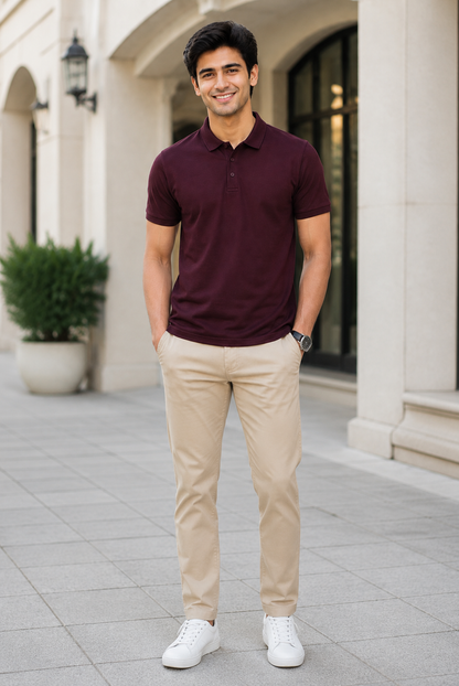ONROGUE Men’s Premium Polo T-Shirt
