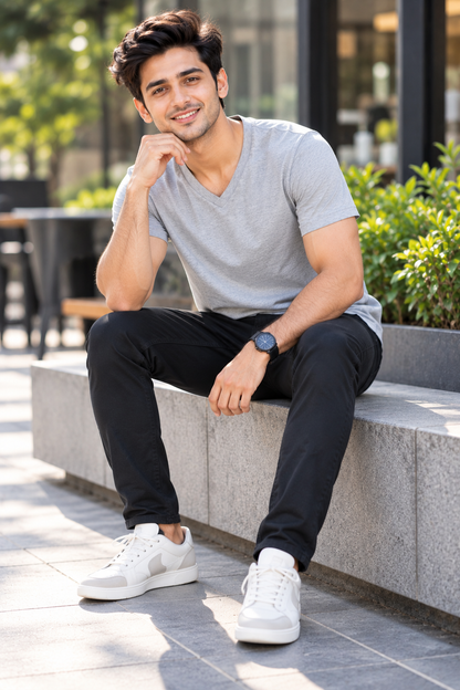 ONROGUE Men's Premium V-Neck T-Shirt