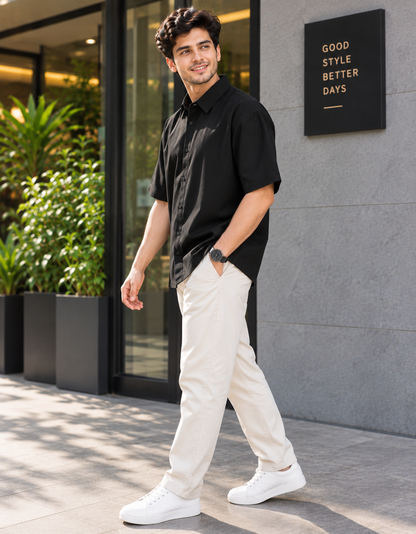 ONROGUE Men's Urban Oversized Shirt
