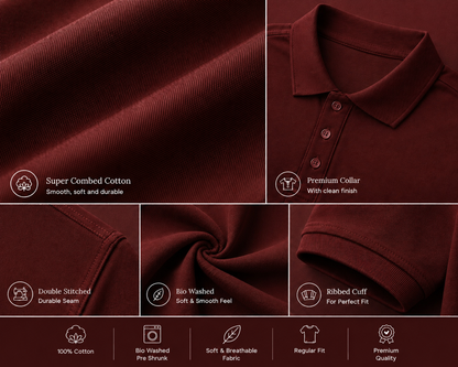 ONROGUE Men’s Premium Polo T-Shirt